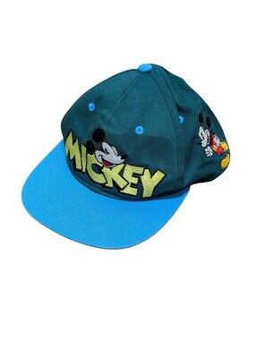 Vintage Mickey Disney Kids' Baseball Cap Snap Back Hat